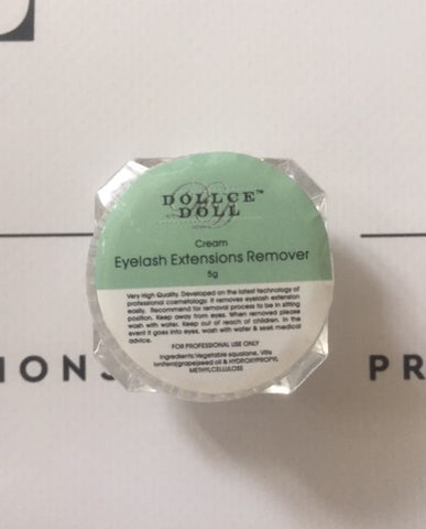 Cream/gel Eyelash Extensions Remover