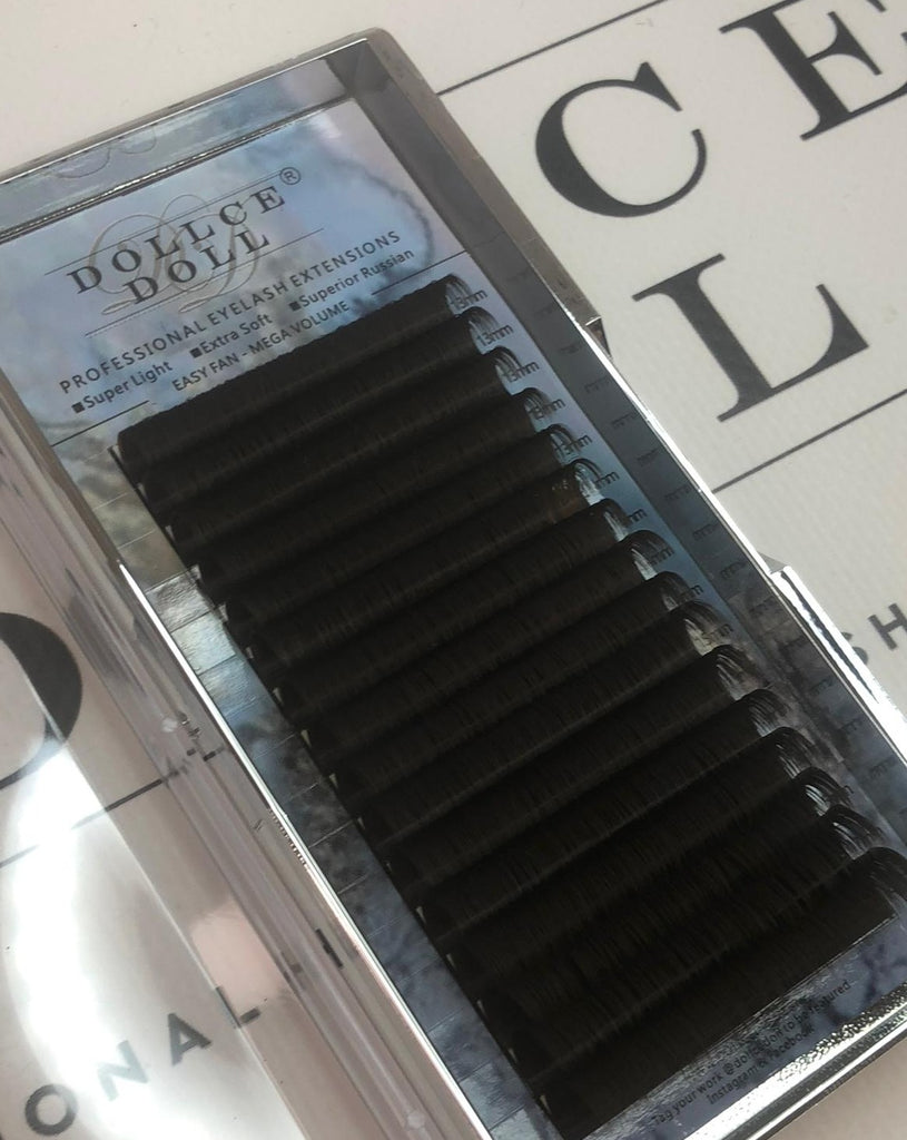 *NEW* BROWN 0.07 Easy Fan Russian Volume Cashmere Lashes (16 lines)